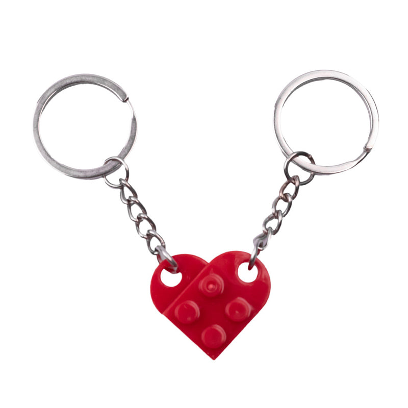 Porte-clés avec pendentif coeur