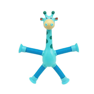 Jouet girafe télescopique avec ventouse