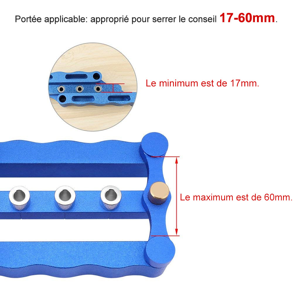 Kit de Guide de Perçage Auto-centrant Réglable