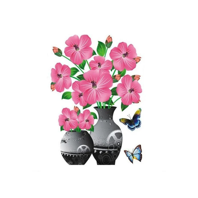 Autocollant Vase 3D