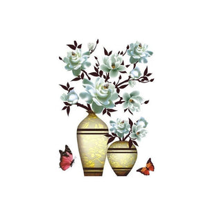 Autocollant Vase 3D