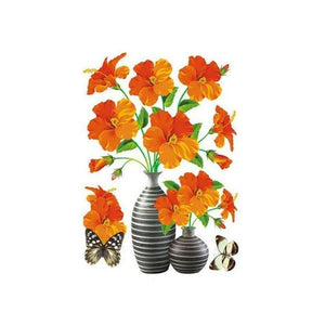 Autocollant Vase 3D